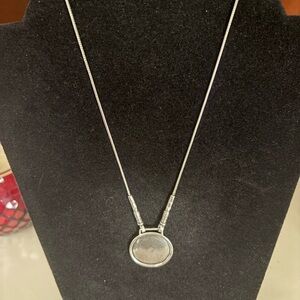 Rare Shablool DIDAE Handmade 925 Sterling Round Pendant Foxtail Chain 17” 12.9g